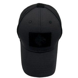 FIELDCRAFT Adjustable Tactical Trucker Hat - All Black